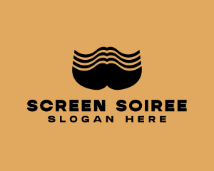 Barber Grooming Mustache  logo design