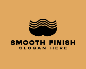 Barber Grooming Mustache  logo design