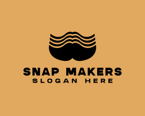 Barber Grooming Mustache  logo design