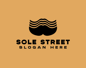 Barber Grooming Mustache  logo design