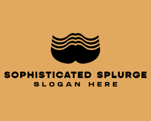 Barber Grooming Mustache  logo design