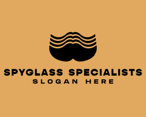 Barber Grooming Mustache  logo design