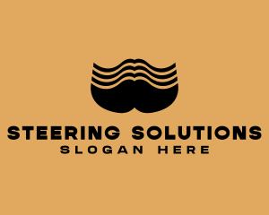 Barber Grooming Mustache  logo design