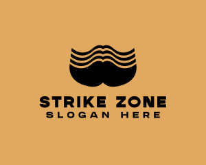 Barber Grooming Mustache  logo design