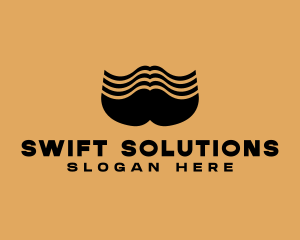 Barber Grooming Mustache  logo design