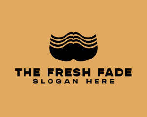 Barber Grooming Mustache  logo design