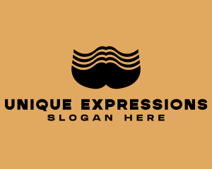 Barber Grooming Mustache  logo design