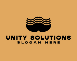 Barber Grooming Mustache  logo design