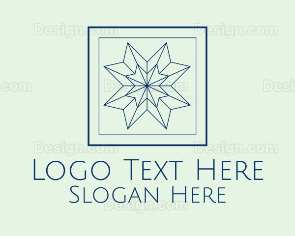 Minimalist Decorative Star Logo