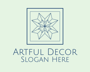 Minimalist Decorative Star logo design