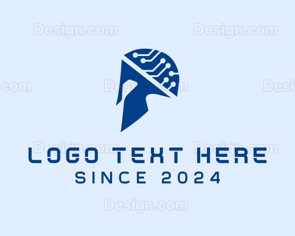 Technology Brain Armor Logo