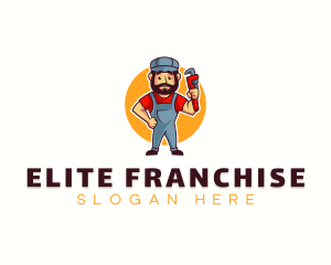 Handyman Plumber Wrench logo design