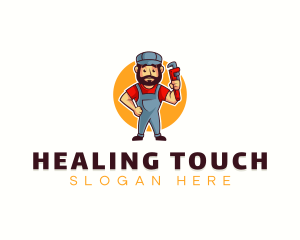 Handyman Plumber Wrench logo design