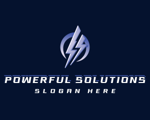 Electrical Lightning Energy logo design