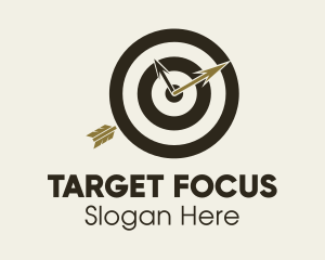 Archery Target Time logo design