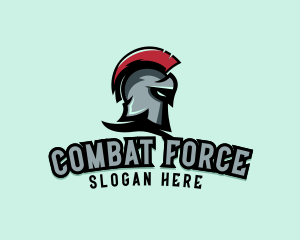 Soldier Spartan Helmet Logo