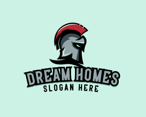 Soldier Spartan Helmet Logo