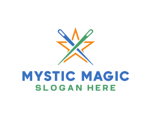 Magic Wand Star Letter X logo
