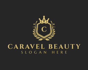 Royalty Wreath Crown logo design