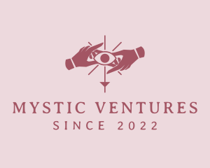 Mystical Hands Third Eye logo design