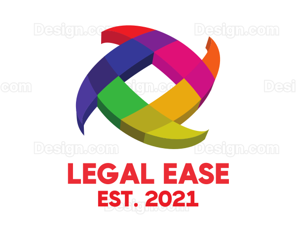 3D Colorful Application Logo