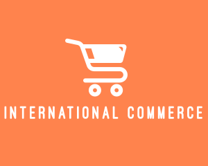 Grocery Shopping Cart logo design