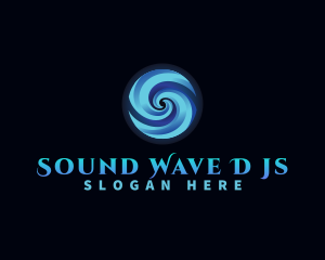 Water Whirlpool Wave logo design