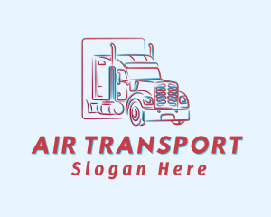 Red Truck Haulage logo design