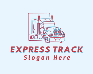 Red Truck Haulage logo design