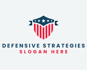 American Shield Defense logo design