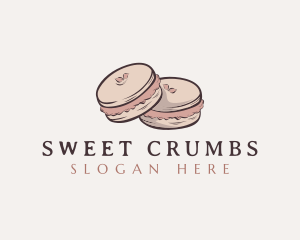 Sweet Macaron Dessert logo design