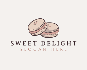 Sweet Macaron Dessert logo design