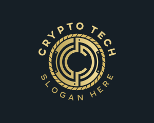 Digital Crypto Technology logo design