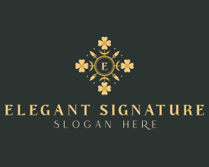 Flower Luxury Florist logo design