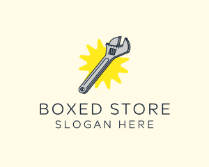 Spanner Wrench Tool logo design