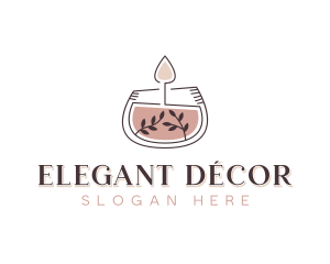 Candlelight Souvenir Decor logo design