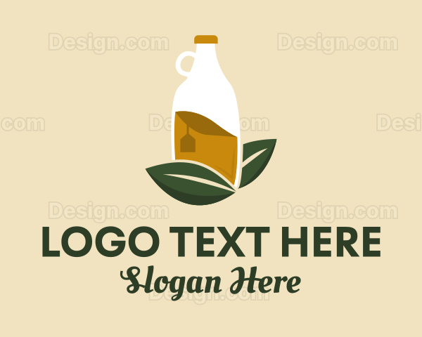 Organic Drink Bottle Logo