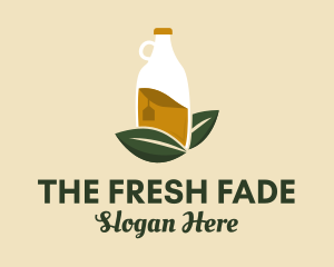 Organic Drink Bottle  logo design