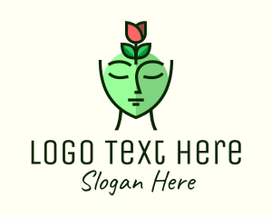 Green Rose Woman logo