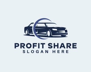 Limousine Car Vehicle logo design