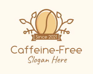 Organic Cafe Coffee Bean logo