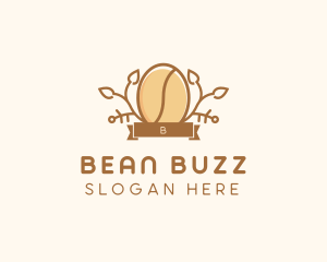 Organic Cafe Coffee Bean logo