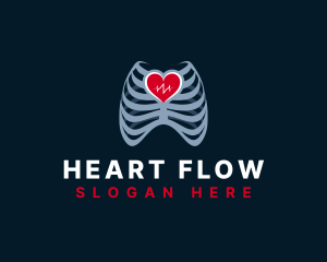 Medical Heart Ribs logo