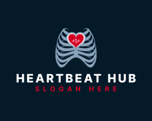 Medical Heart Ribs logo