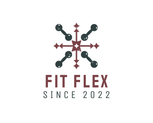 Gym Equipment Fitness logo design