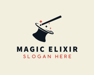 Magician Hat Magic logo design