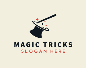 Magician Hat Magic logo design