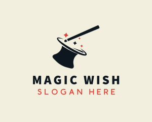 Magician Hat Magic logo design