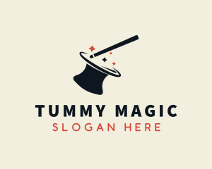 Magician Hat Magic logo design