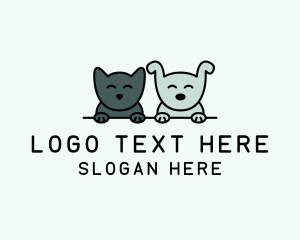 Happy Cat Dog Pet  logo